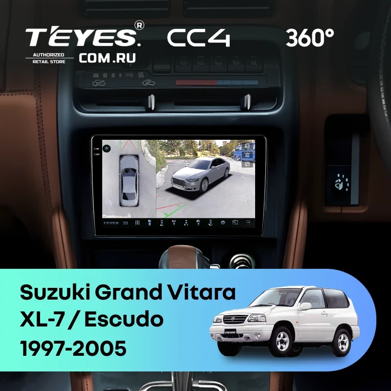 Штатная магнитола Teyes CC4 360 6/64 Suzuki Grand Vitara XL-7 (1997-2005)