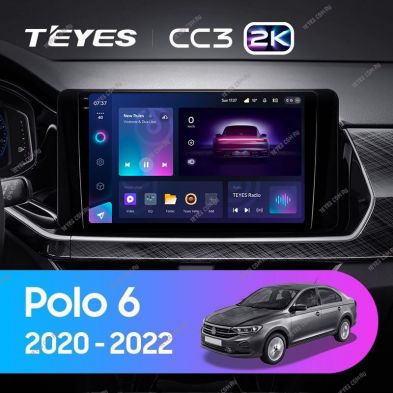 Штатная магнитола Teyes CC3 2K 6/128 Volkswagen Polo Mk6 (2020-2022) F3