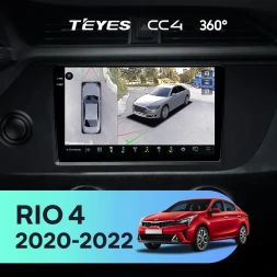 Штатная магнитола Teyes CC4 360 8/128 Kia Rio 4 IV FB (2020-2022)