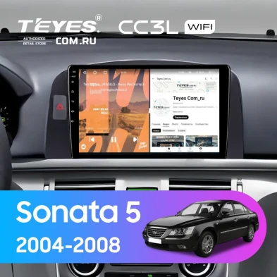 Штатная магнитола Teyes CC3L WiFi 2/32 Hyundai Sonata 5 NF (2004-2008) F2