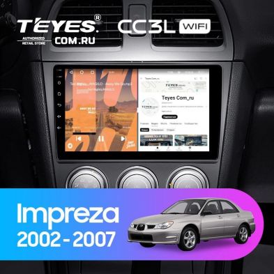 Штатная магнитола Teyes CC3L WiFi 2/32 Subaru Impreza GD GG (2002-2007)