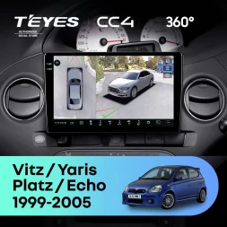 Штатная магнитола Teyes CC4 360 8/128 Toyota Yaris (1999-2005) F2