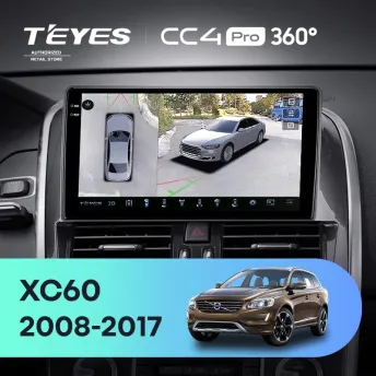 Штатная магнитола Teyes CC4 Pro 360 12/256 Volvo XC60 I 1 (2013-2017) Тип-B