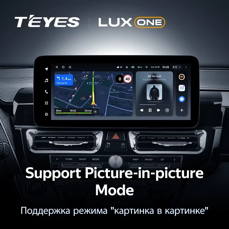 Штатная магнитола Teyes LUX ONE 6/128 Toyota RAV4 XA40 (2012-2018) F2