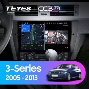Штатная магнитола Teyes CC3 2K 360 6/128 BMW 3 серия E90 E91 E92 E93 (2005-2013)