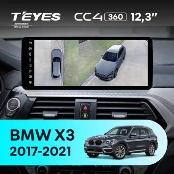 Штатная магнитола Teyes CC4 12.3" 360 8/128 BMW X3 (G01) (2017-2021) (NBT, EVO)