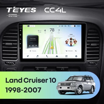 Штатная магнитола Teyes CC4L 6/64 с DTS Toyota Land Cruiser 10 J100 100 (1998-2007)