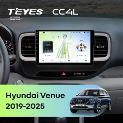 Штатная магнитола Teyes CC4L 6/64 с DTS Hyundai Venue (2019-2025)