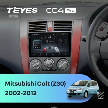 Штатная магнитола Teyes CC4 Pro 8/128 Mitsubishi Colt (Z30) (2002-2012) Правый руль