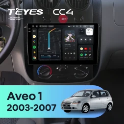 Штатная магнитола Teyes CC4 6/64 Chevrolet Aveo 1 T200 (2003-2007)