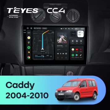 Штатная магнитола Teyes CC4 6/64 Volkswagen Caddy 2K (2004-2010) (10 inch Universal)