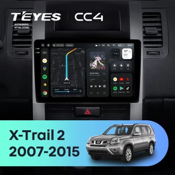 Штатная магнитола Teyes CC4 8/128 Nissan X-Trail T31 (2007-2015)