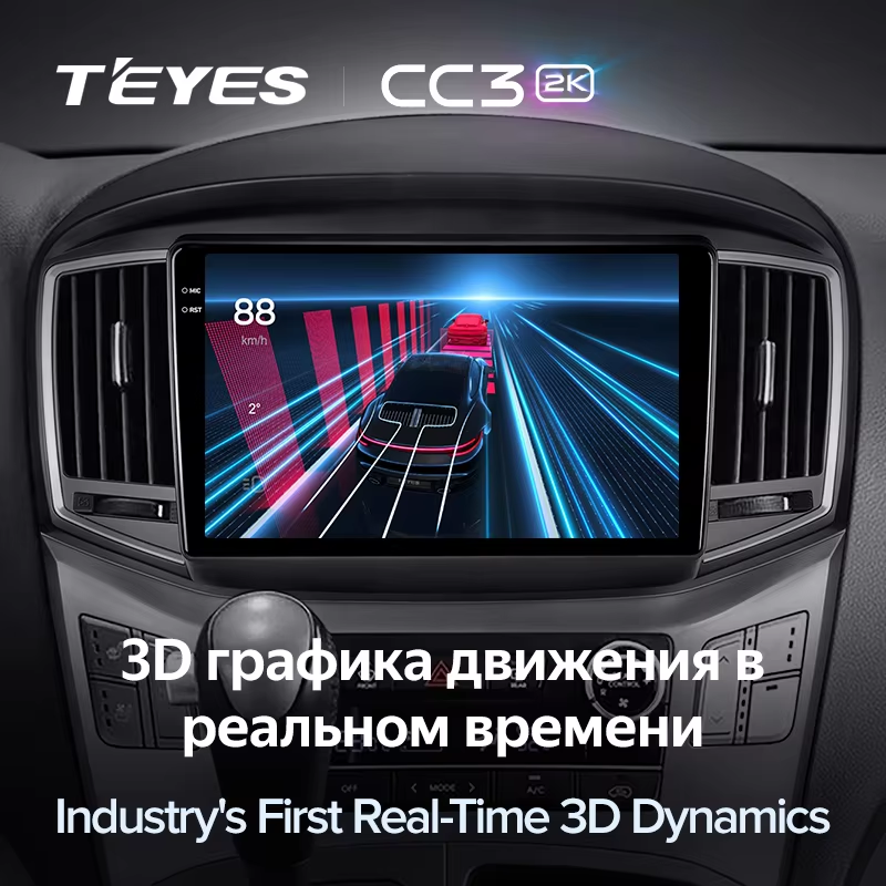 Штатная магнитола Teyes CC3 2K 4/64 Hyundai H1 2 (2015-2021) F2