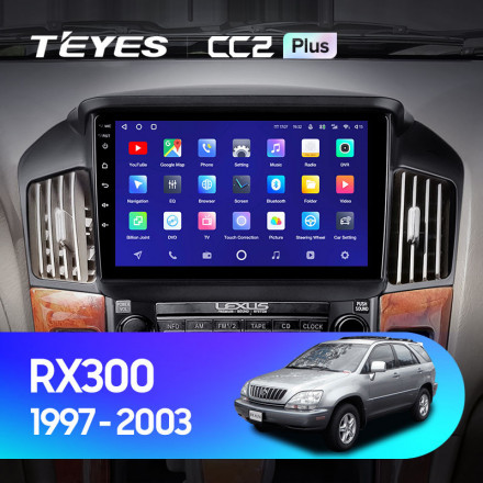 Штатная магнитола Teyes CC2 Plus 4/32 Lexus RX300 XU10 (1997-2003) F1