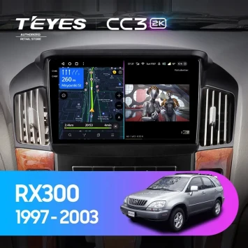 Штатная магнитола Teyes CC3 2K 4/64 Lexus RX300 XU10 (1997-2003) F2