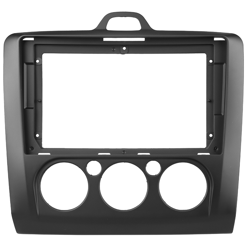 Переходная рамка Ford Focus 2 (2004-2011) (F1 - кондиционер) (чёрная) (9&quot;)