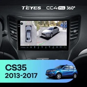 Штатная магнитола Teyes CC4 Pro 360 8/128 Changan CS35 (2013-2017)