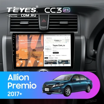 Штатная магнитола Teyes CC3 2K 4/32 Toyota Premio (T260) (2017-2021)
