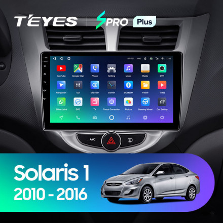 Штатная магнитола Teyes SPRO Plus 4/64 Hyundai Solaris 1 (2010-2016)