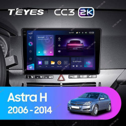 Штатная магнитола Teyes CC3 2K 360 6/128 Opel Astra H (2006-2014) F1
