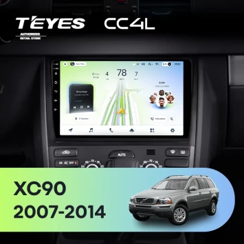 Штатная магнитола Teyes CC4L 6/64 с DTS Volvo XC90 (2007-2014) F2 (комплект для установки нижней части)