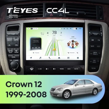 Штатная магнитола Teyes CC4L 6/64 с DTS Toyota Crown 12 S180 (1999-2008)