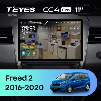 Штатная магнитола Teyes CC4 Pro 8/128 Honda Freed 2 (2016-2020) (11")