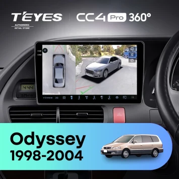 Штатная магнитола Teyes CC4 Pro 360 12/256 Honda Odyssey RL1 (1998-2004) Тип-B Правый руль