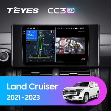 Штатная магнитола Teyes CC3 2K 4/64 Toyota Land Cruiser 300 (2021-2023)