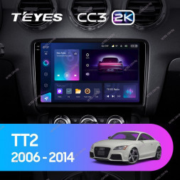 Штатная магнитола Teyes CC3 2K 4/32 Audi TT 2 (2006-2014)