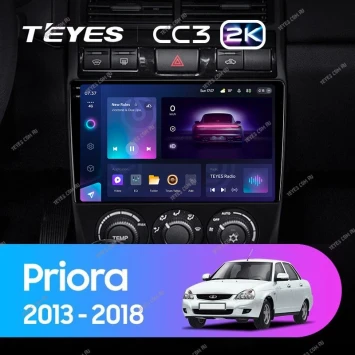 Штатная магнитола Teyes CC3 2K 4/64 Lada Priora (2013-2018) F3