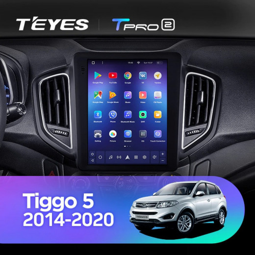 Штатная магнитола Tesla style Teyes TPRO 2 4/64 Chery Tiggo 5 2014-2020 — 