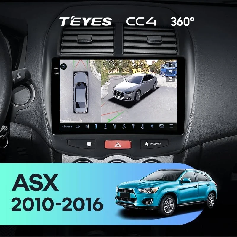 Штатная магнитола Teyes CC4 360 6/64 Mitsubishi ASX 1 (2010-2016) F1 Тип-A