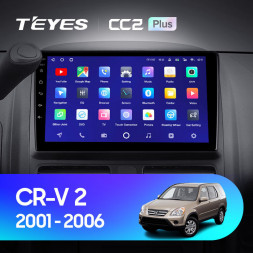 Штатная магнитола Teyes CC2 Plus 4/64 Honda CR-V 2 (2001-2006)