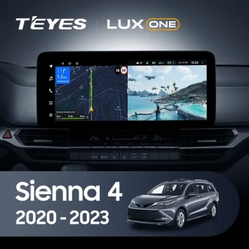 Штатная магнитола Teyes LUX ONE 360 6/128 Toyota Sienna 4 XL40 (2020-2023)