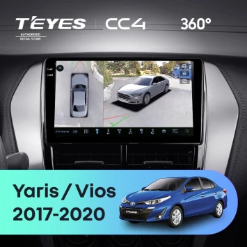 Штатная магнитола Teyes CC4 360 8/128 Toyota Yaris (2017-2020) F1