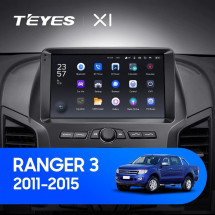 Штатная магнитола Teyes X1 4G 2/32 Ford Ranger 3 (2011-2015)