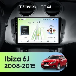 Штатная магнитола Teyes CC4L 6/64 с DTS Seat Ibiza 6J (2008-2015)