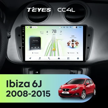 Штатная магнитола Teyes CC4L 6/64 с DTS Seat Ibiza 6J (2008-2015)