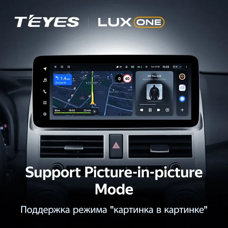Штатная магнитола Teyes LUX ONE 6/128 Toyota 4Runner 5 N280 (2009-2024)