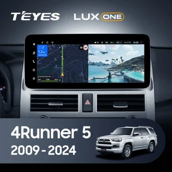 Штатная магнитола Teyes LUX ONE 6/128 Toyota 4Runner 5 N280 (2009-2024)