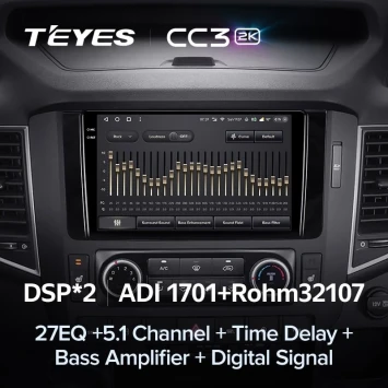Штатная магнитола Teyes CC3 2K 4/64 Hyundai H350 (2015-2021)