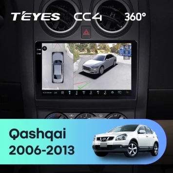 Штатная магнитола Teyes CC4 360 6/64 Nissan Qashqai 1 J10 (2006-2013) F2