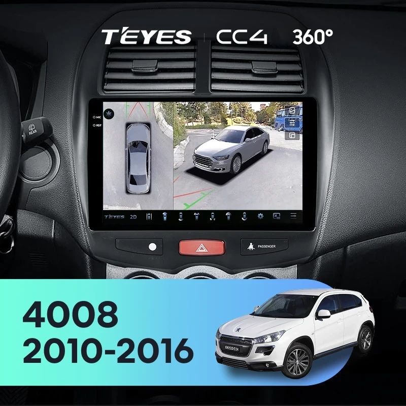 Штатная магнитола Teyes CC4 360 6/64 Peugeot 4008 (2010-2016) F1 Тип-A