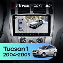 Штатная магнитола Teyes CC4 360 6/64 Hyundai Tucson 1 (2004-2009) F1