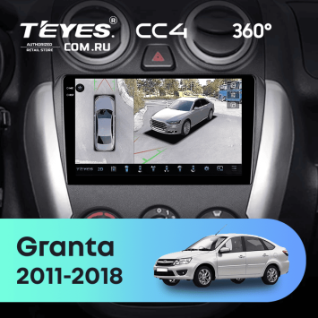 Штатная магнитола Teyes CC4 360 6/64 LADA Granta Sport (2011-2018) F2