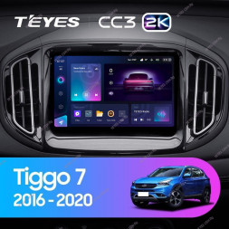 Штатная магнитола Teyes CC3 2K 6/128 Chery Tiggo 7 (2016-2020) F2
