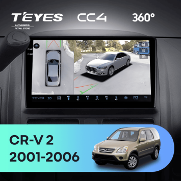 Штатная магнитола Teyes CC4 360 6/64 Honda CR-V 2 (2001-2006)