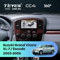 Штатная магнитола Teyes CC4 360 6/64 Suzuki Grand Vitara XL-7 (2003-2006)