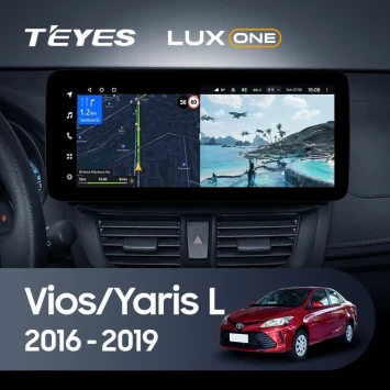 Штатная магнитола Teyes LUX ONE 360 6/128 Toyota Vios Yaris L (2016-2019)